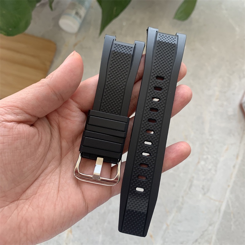 Dây Đeo Đồng Hồ Bằng Silicone Cho Casio GST-W120L S130L