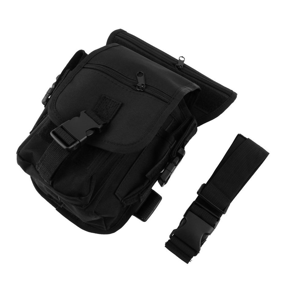 Outdoor Tactical Military Drop Leg Bag Panel Utility Waist Belt Pouch Bag