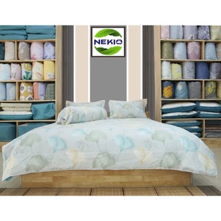 Bộ chăn ga gối Modal Gỗ Sồi Nekio Nhật Bản Rẻ Quạt