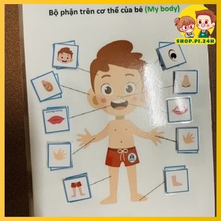 Học liệu cho bé - bộ học liệu Montessori