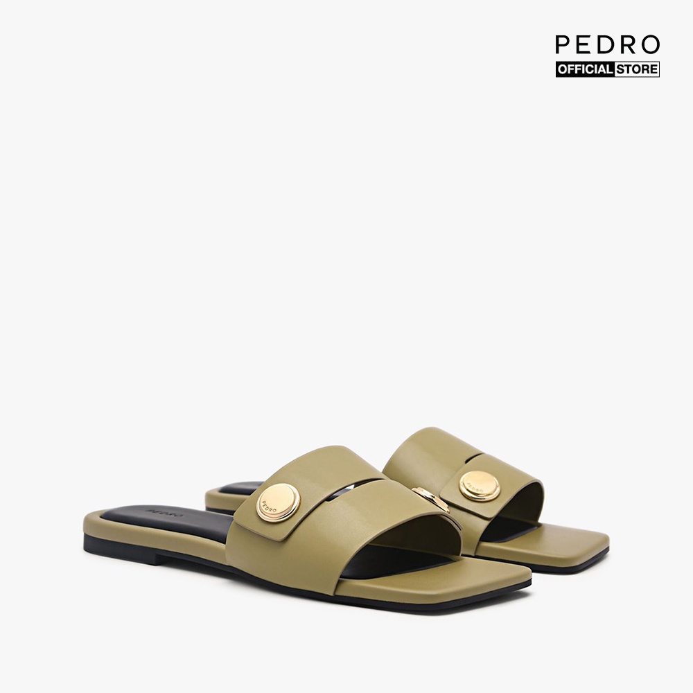 PEDRO - Dép nữ quai ngang mũi vuông hiện đại PW1-65110056-37
