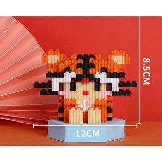 Lego 12 con giáp mini đồ chơi mô hình lắp ráp 3D