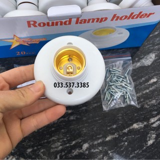Đui đèn gắn tường, đui đèn ốp trần dạng đui xoáy e27