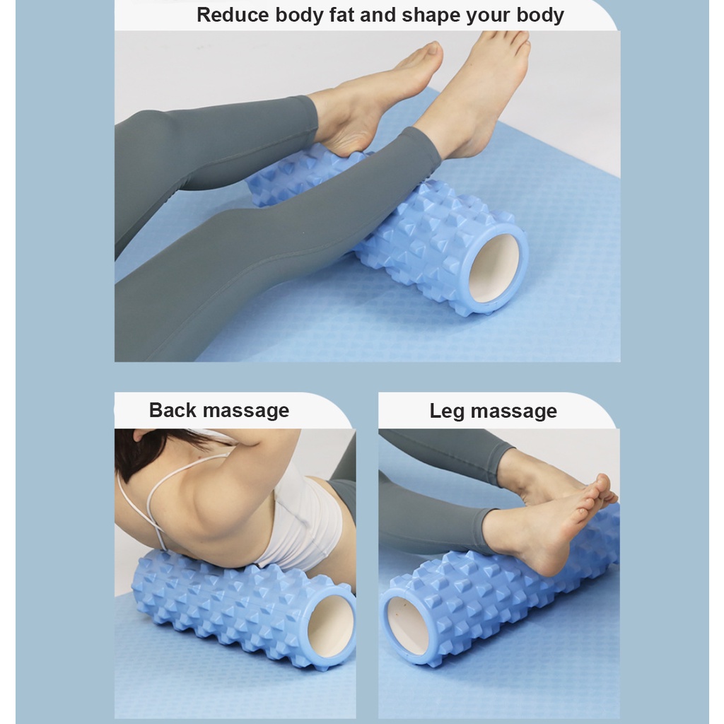 Con Lăn Bằng Xốp EVA Giúp Mát Xa Thư Giãn Cơ Bắp Khi Tập Gym / Yoga