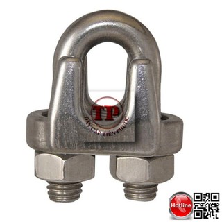 COMBO 5 con Ốc siết cáp Khóa cáp Cóc kẹp cáp INOX 304