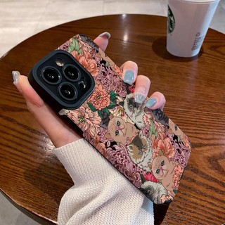 Ốp Điện Thoại Mềm Chống Rơi In Hình Mèo Dễ Thương Cho IPhone 11 14 13 12 Pro Max XR 14 6 6s 8 7 Plus X