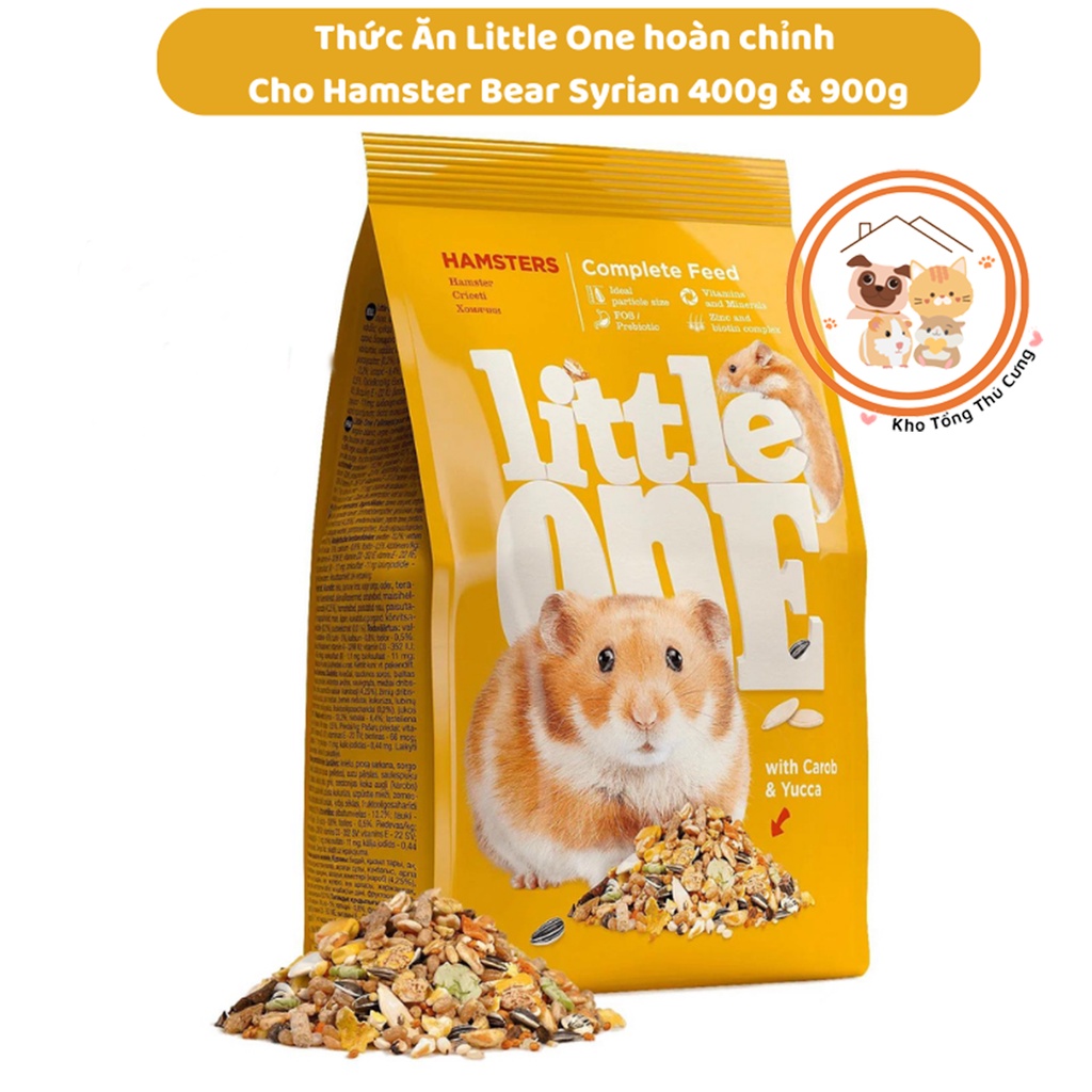 Thức ăn Little One food dành cho chuột hamser bear, hamster syrian,gerbil,dinh dưỡng hoàn chỉnh,thơm ngon và tốt của Đức
