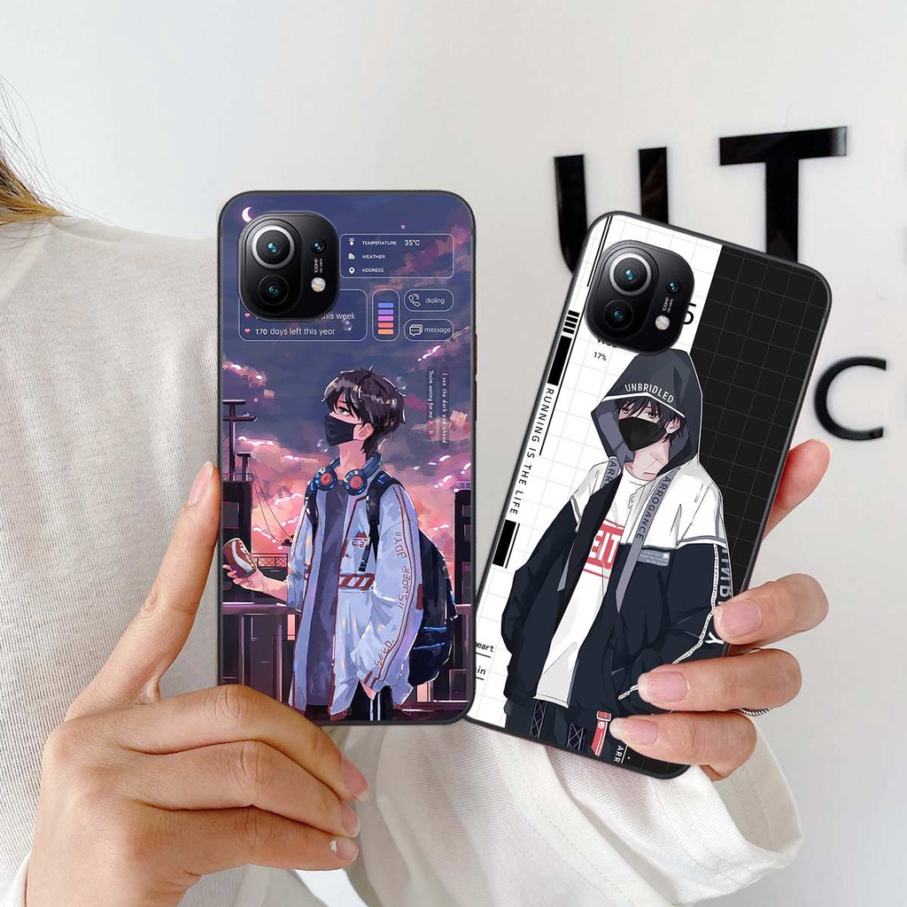 Ốp lưng Xiaomi Mi 11 / Mi 11T / Mi 11 Lite hình anime boy girl phong cách thời trang, ốp rẻ đẹp