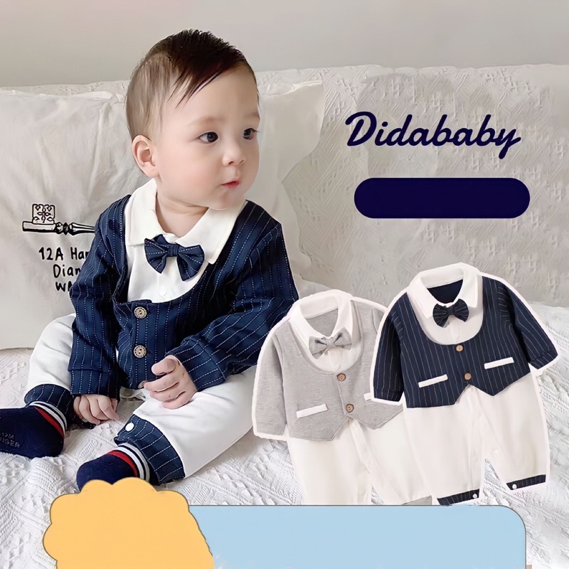 Body Công Tử Dài Tay Cho Bé Trai từ 4-14kg