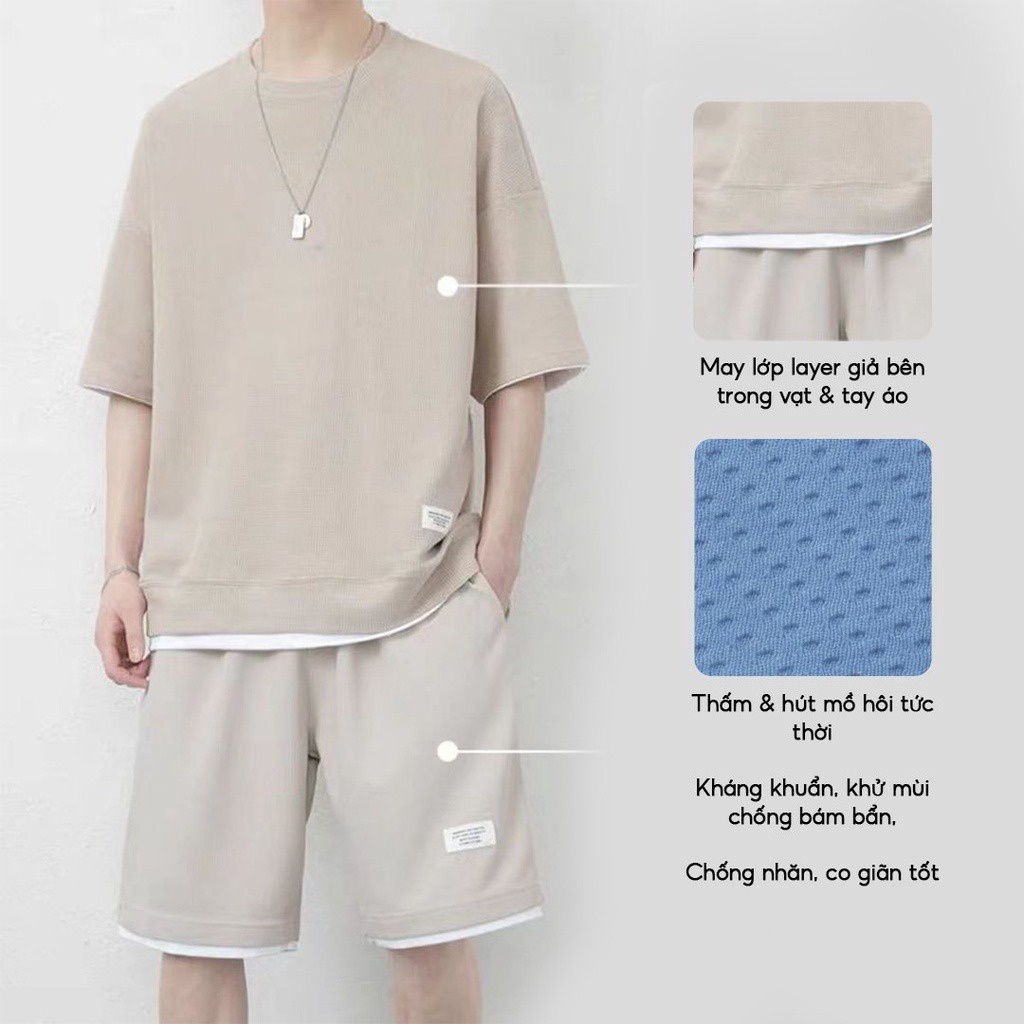 Áo Thun Nam Cổ Tròn Oversize KOW , Áo Phông Unisex Form Rộng Basic Unisex chất thun cotton 4 chiều mềm mại