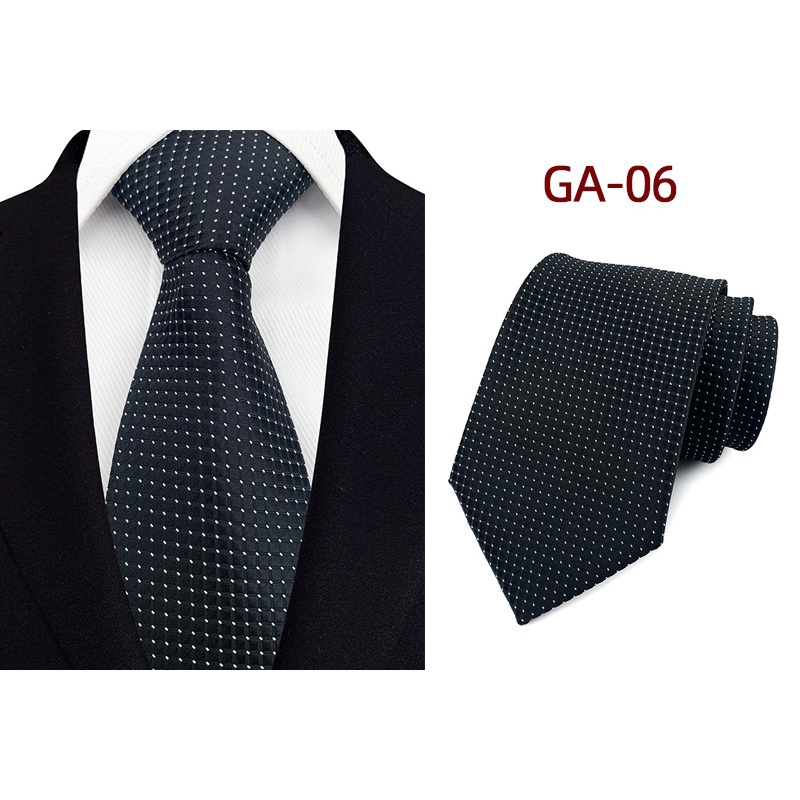 Cà vạt EFAN phần rộng nhất 8cm họa tiết chấm bi tùy chọn màu sắc