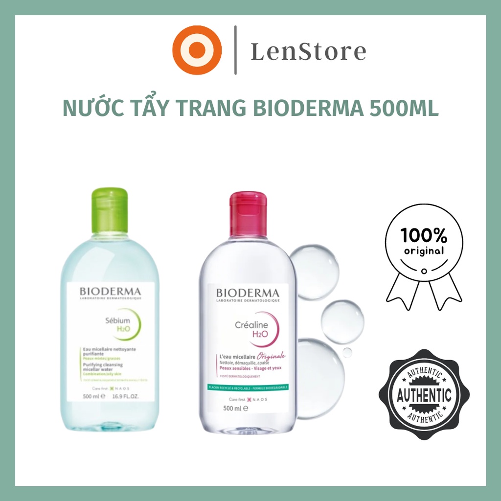 Nước tẩy trang Bioderma dành cho mọi loại da 500ml