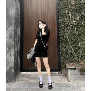 váy body cộc tay