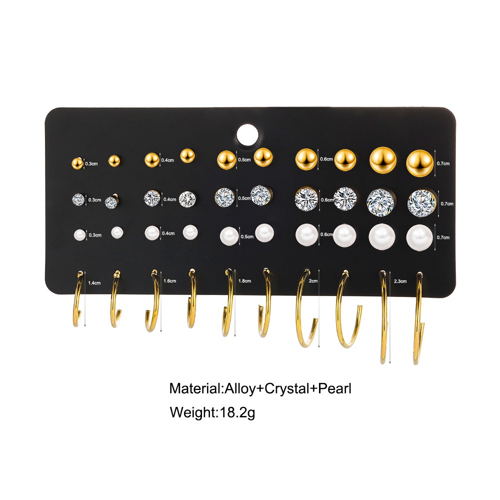 Khuyên tai AY kiểu hình học thời trang cho nữ