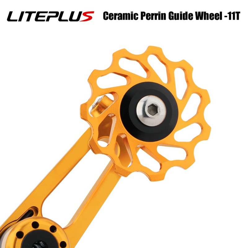 Phụ Kiện Dẫn Hướng Dây Xích Xe Đạp Bằng Hợp Kim Nhôm Màu Đỏ