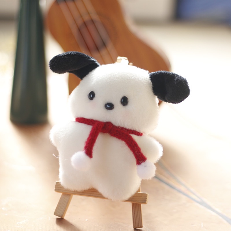 Móc Khóa Hình Búp Bê Nhồi Bông Sanrio Pochacco SY2 YS2