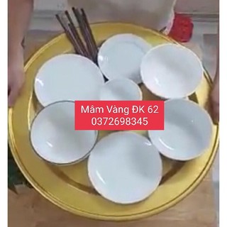 Mâm vàng ĐK 62, công nghệ mới bền đẹp, sáng bóng