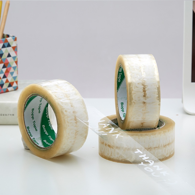 Băng keo hoạt hình, băng dính gói hàng họa tiết cún vàng, băng keo gói hàng