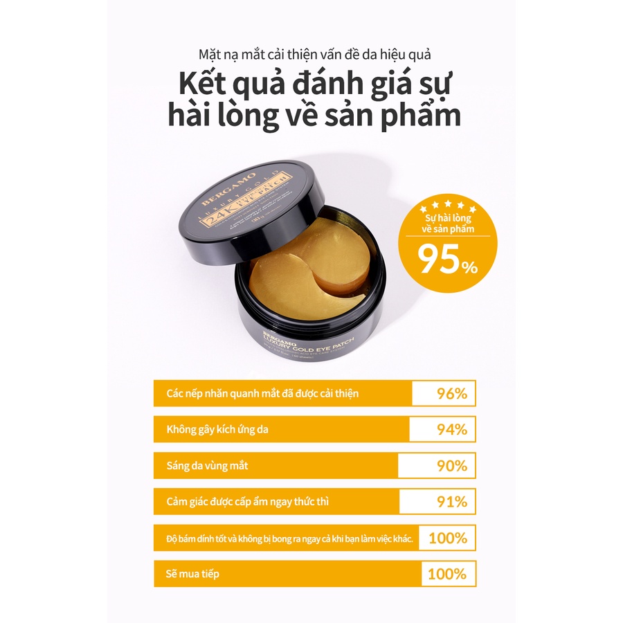 Mặt Nạ Mắt Tinh Chất Vàng 24K 90g Cao Cấp