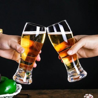 Bộ ly uống bia pha lê phối vàng 24k cao cấp sang trọng