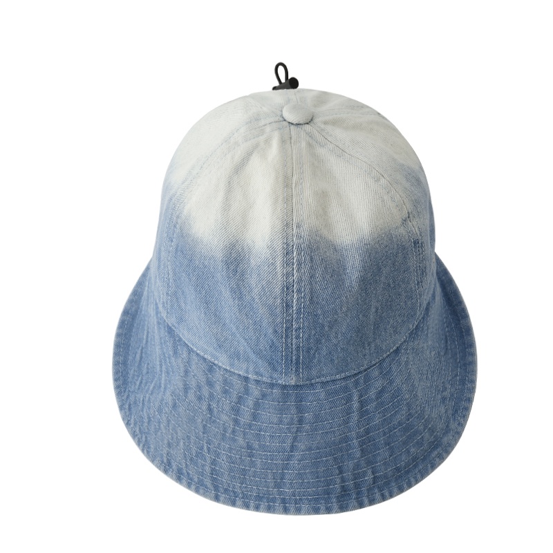 Nón Denim Rộng Vành Màu Nhuộm Phong Cách Nhật Bản Thời Trang Xuân Hè Cho Nữ