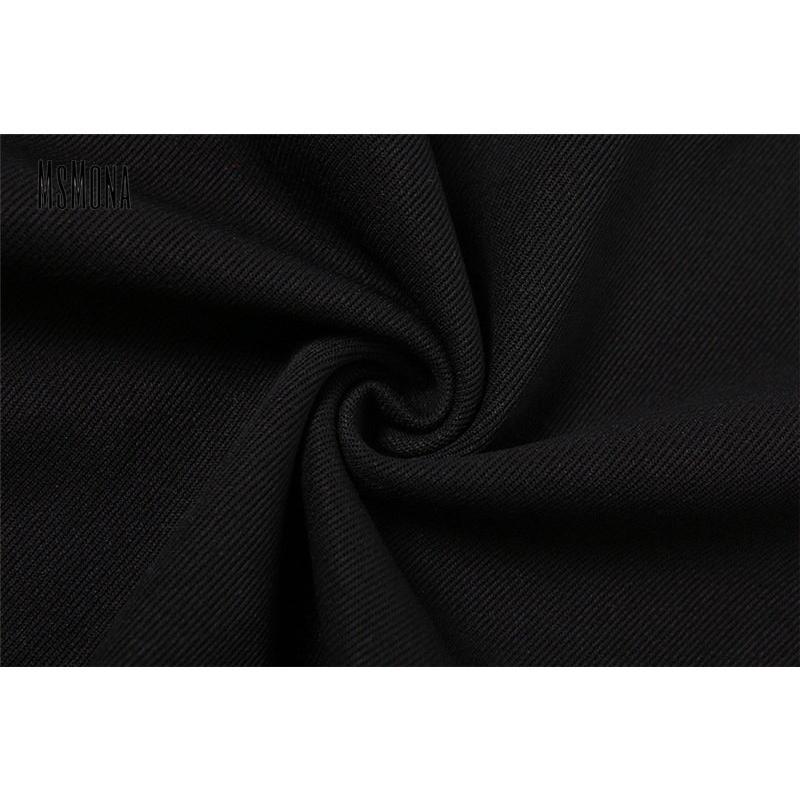 MsMona Đầm Tay Dài Cổ Tròn Màu Trơn Thời Trang 2023 Quyến Rũ Cho Nữ