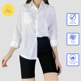 [ Ảnh thật] Quần legging nữ lửng Eris thun co dãn cao cấp, đồ tập gym, yoga, đùi ngố đồ mặc ở nhà thoải mái