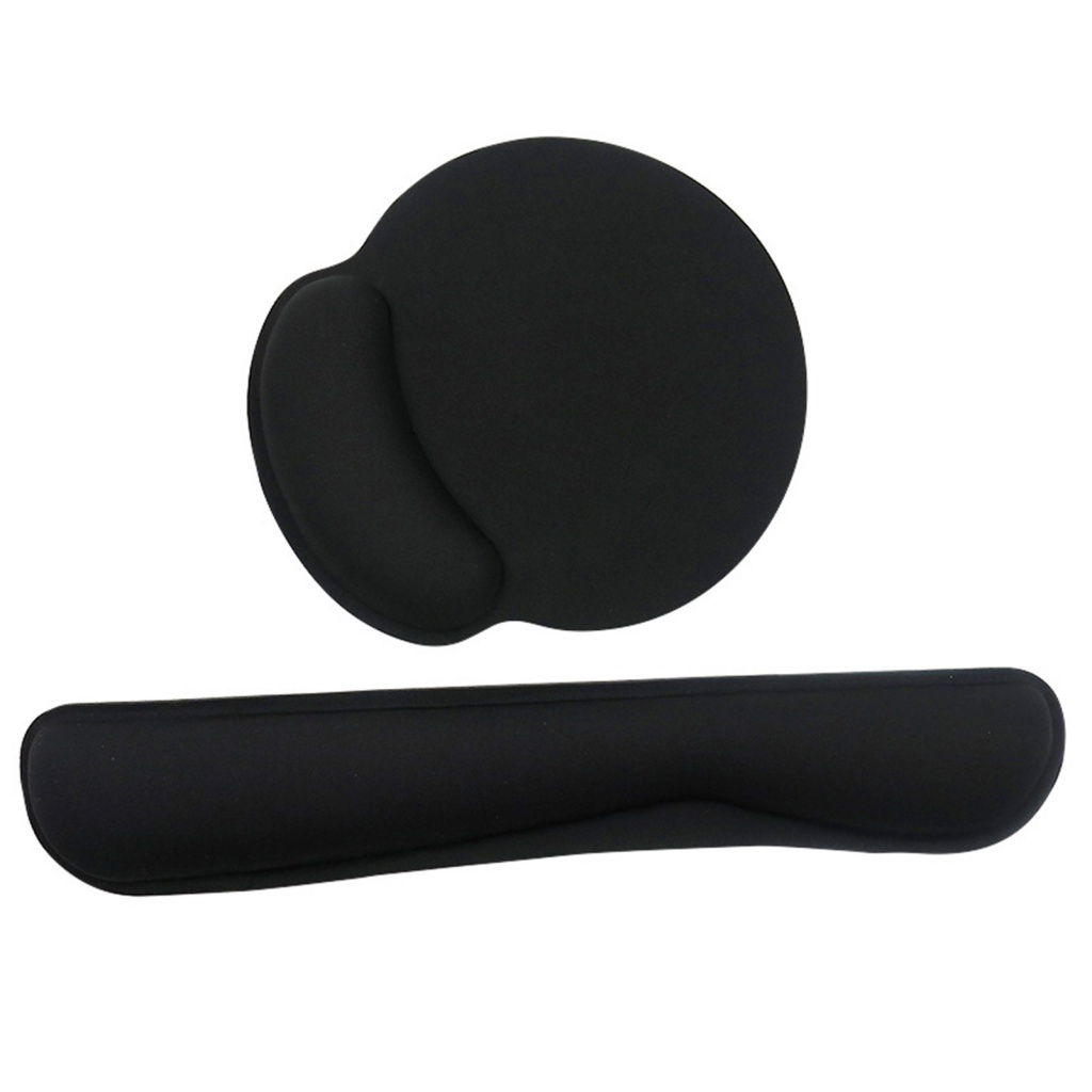 1 Bộ Đệm Cổ Tay Bằng Cao Su Siêu Mềm Thoáng Khí Chống Mài Mòn Chống Thấm Nước Thiết Kế Hình Hoa Hướng Dương Kèm Bàn Phím Cho Văn Phòng