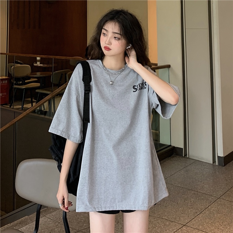 Áo Thun Nữ Ngắn Tay In Chữ Mới