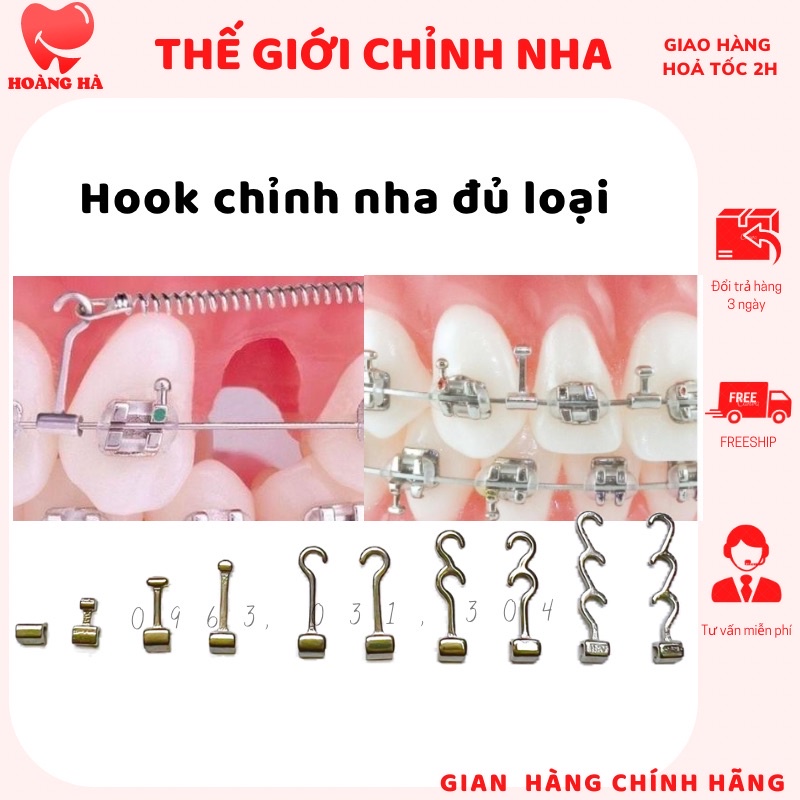 HOOK chỉnh nha dùng trong nha khoa hỗ trợ niềng răng hiệu quả