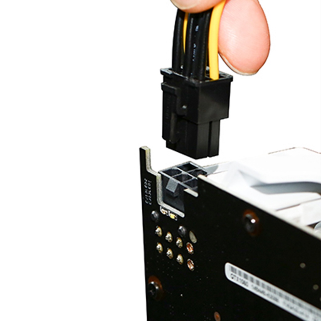 Dây Cáp Tách Thẻ Đồ Họa Hoa Hướng Dương 6Pin Sang 8Pin 22cm Cho Máy Tính PC