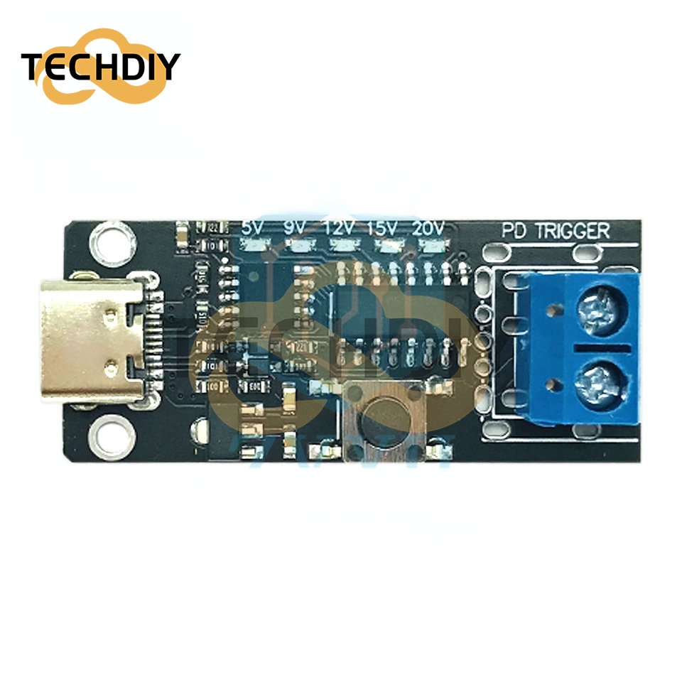 Bảng Mạch Kích Hoạt Sạc Nhanh QC PD 100W 5A 5V 9V 12V 15V 20V