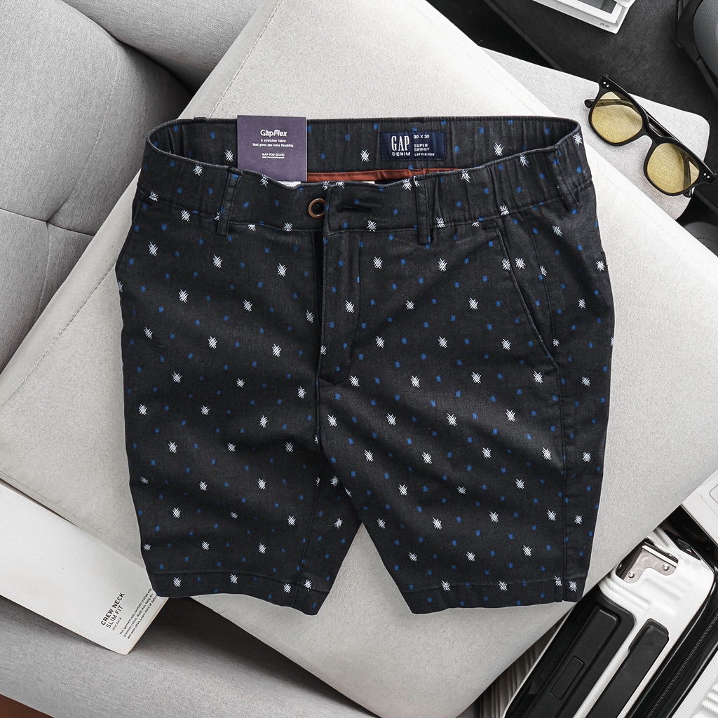 Quần short kaki GAP lưng thun dây rút cao cấp S28