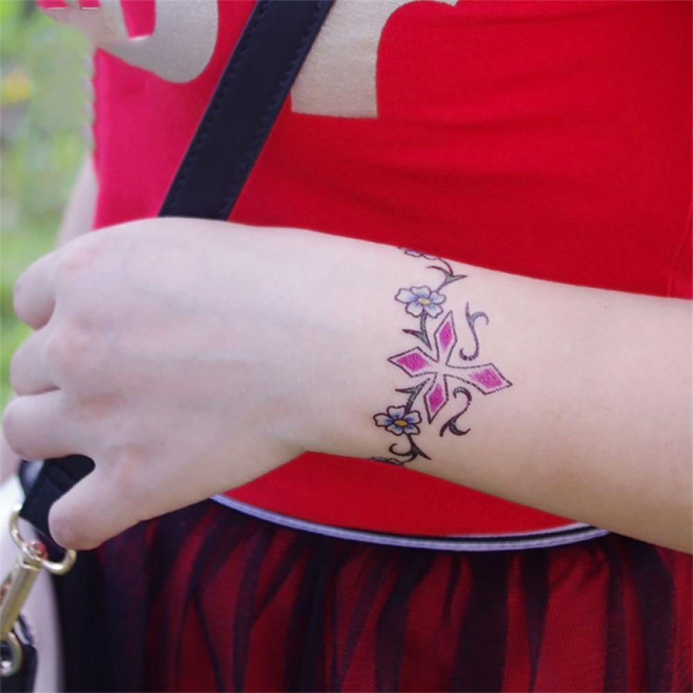 Timekey Hình Xăm Dán Tạm Thời Chống Nước Lâu Trôi Cho Nam Nữ R2U6