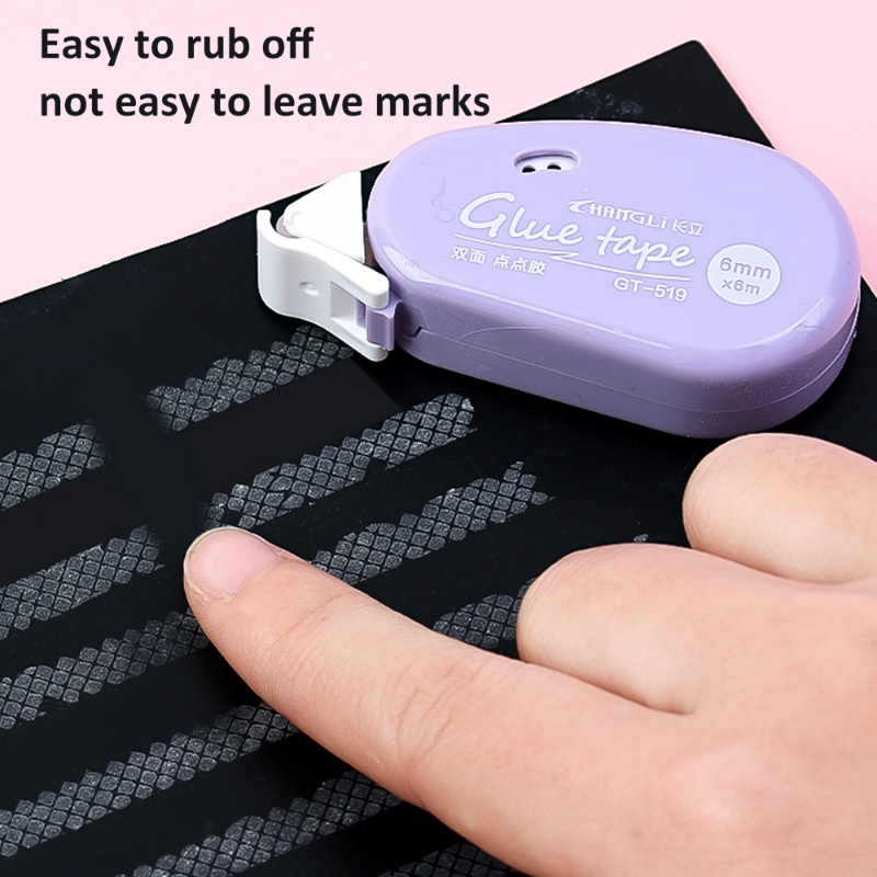 Cuộn Băng Keo Hai Mặt 6m * 6mm Dùng Trang Trí Sổ Tay / Album Ảnh DIY