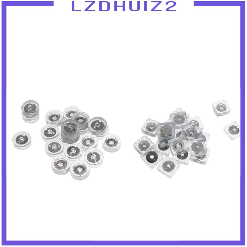 Set 20 Miếng Đệm silicone Tròn 18mm Lót Chân Ghế Bảo Vệ Sàn Nhà