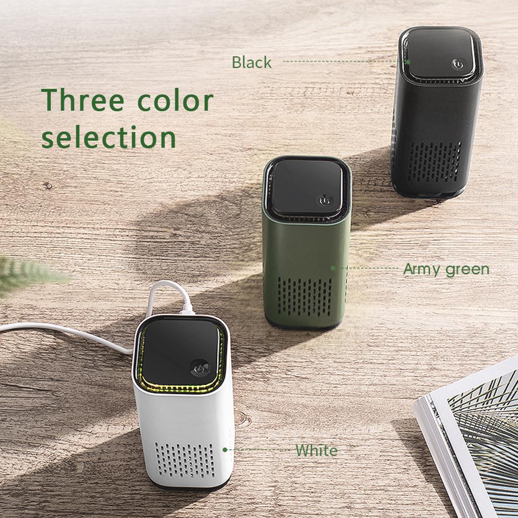 Máy Lọc Không Khí Mini PM2 5 Khử Mùi Chống Bụi Màu Xanh Lá Cho Nhà Ở / Văn Phòng / Xe Hơi