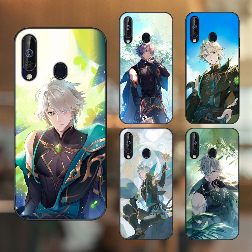 Ốp lưng Samsung A8s, A60, M30 viền đen in hình Alhaitham Genshin Impact