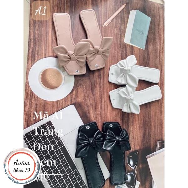 Dép Nơ thời Trang hót quanh năm cho phái nữ.
