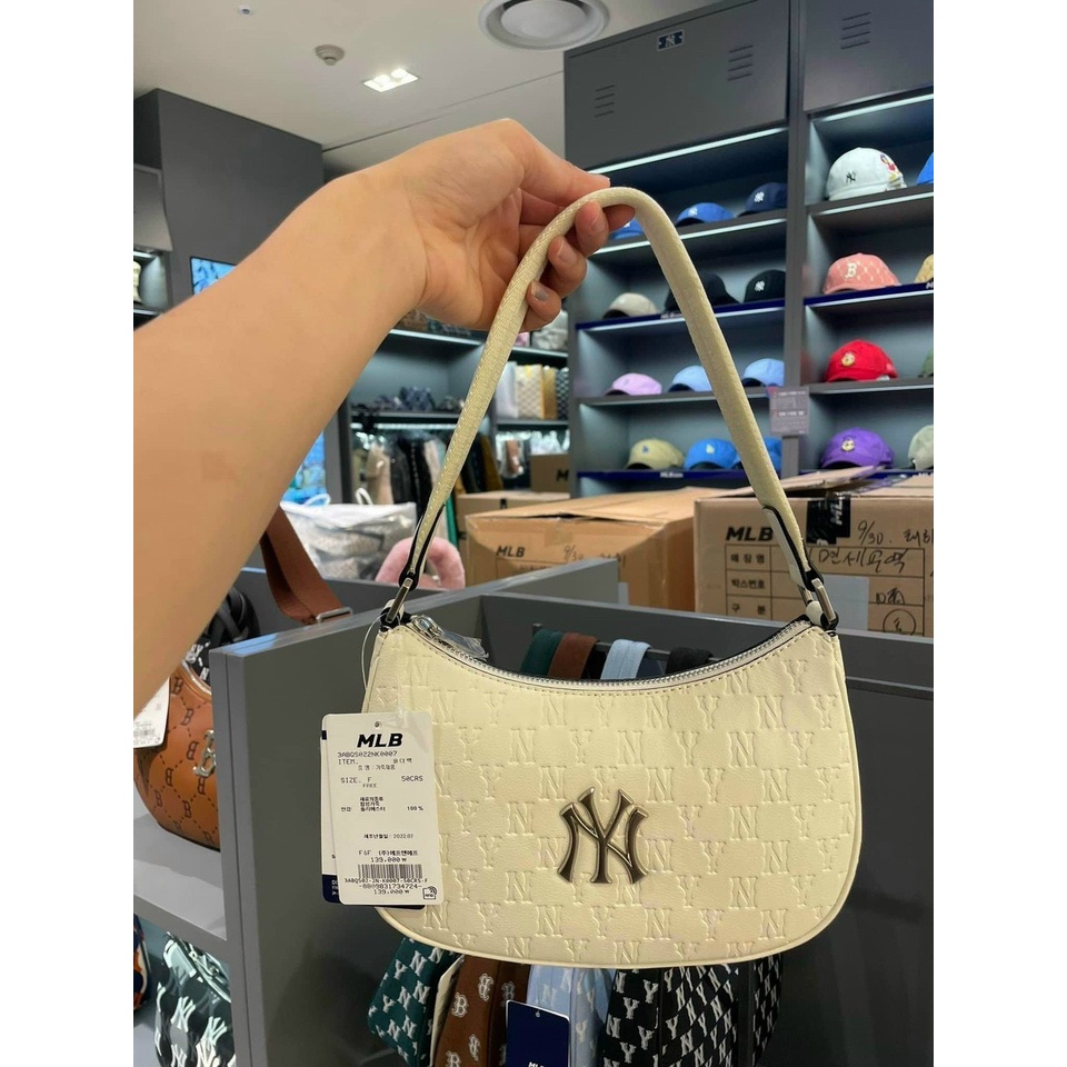 Túi Xách Nữ Đeo Chéo Thời Trang Hàn Quốc Da MLB NY Siêu Xinh Hàng Loại 1 Audrey_tuistore