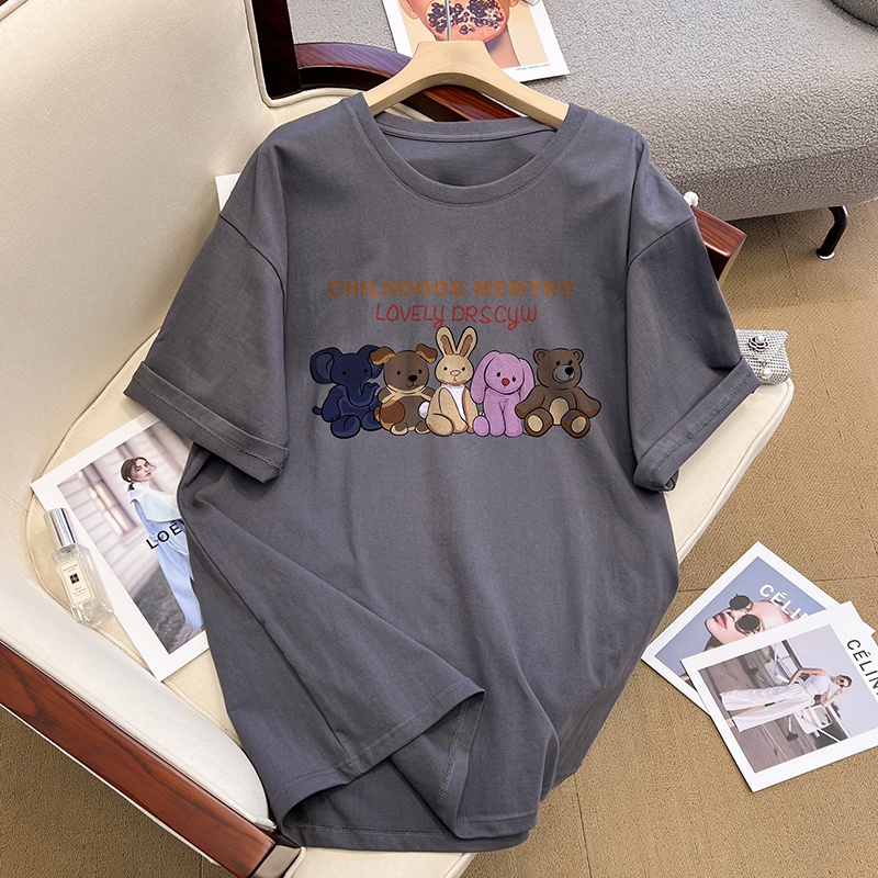 NRVP Áo Thun 100% Cotton Tay NgắN Plus Size Cho Nam Và Nữ