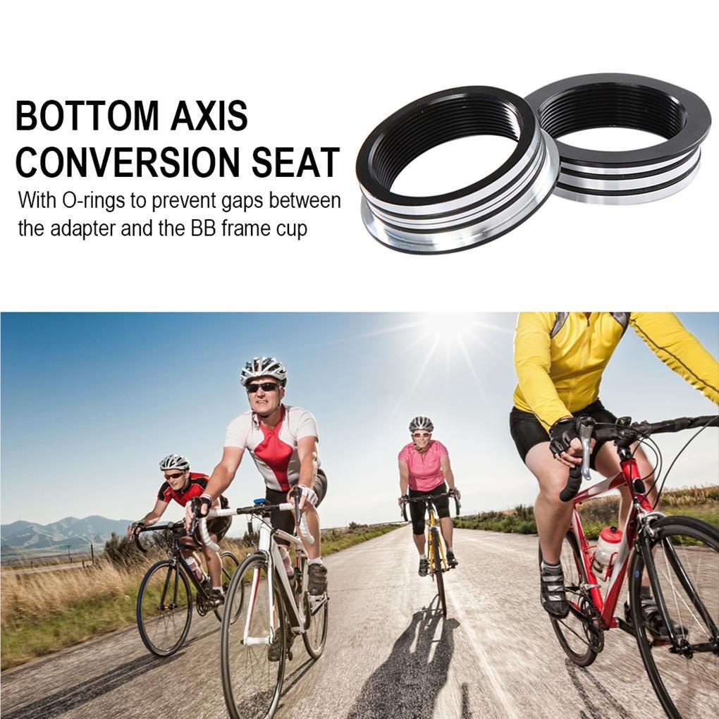 Set 2 Vòng Bi Dưới 42mm Chuyển Đổi BB30 Sang Hợp Kim Nhôm Cho Xe Đạp BSA
