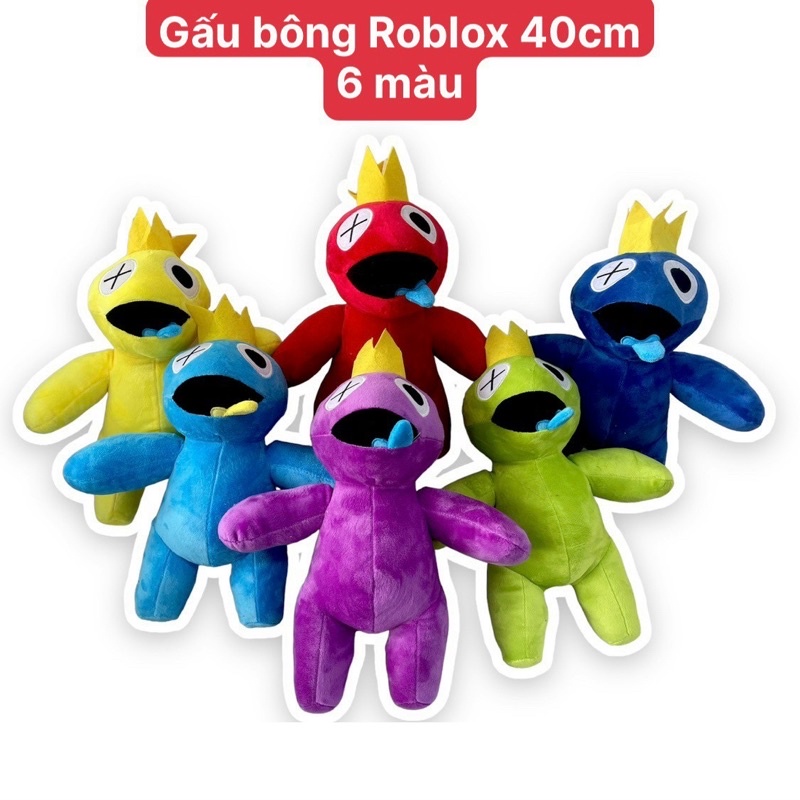 Gấu Bông Rainbow Friends Roblox Game Poppy Playtime 40cm Thú Nhồi Bông Quái Vật  Rainbow Friends Roblox