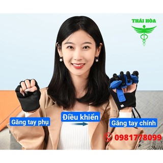 Găng tay tập phục hồi chức năng bàn ngón tay, găng tay robot tập tay amj-01