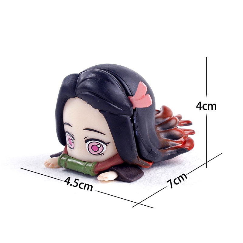 Mô Hình Nhân Vật Kamado Nezuko Kimetsu No Yaiba 4cm Bằng PVC Dễ Thương
