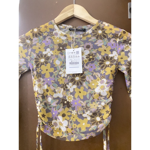 ÁO SHEER HOẠ TIẾT PULLBEAR