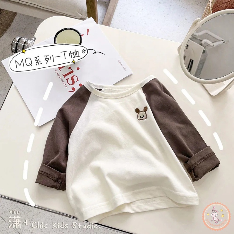 Áo Thun Tay Dài Đơn Giản Thoải Mái Phong Cách Hàn Quốc Cho Nữ