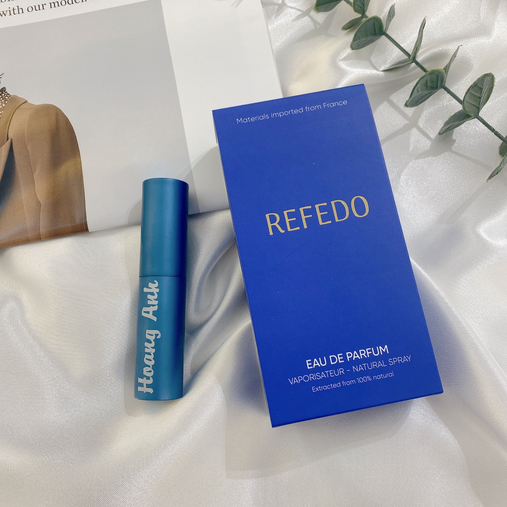 Nước hoa nữ chính hãng thơm lâu Refedo Grace 10ml dạng lăn xịt khắc tên Tinh dầu thơm mini lưu hương lâu mùi ngọt | BigBuy360 - bigbuy360.vn