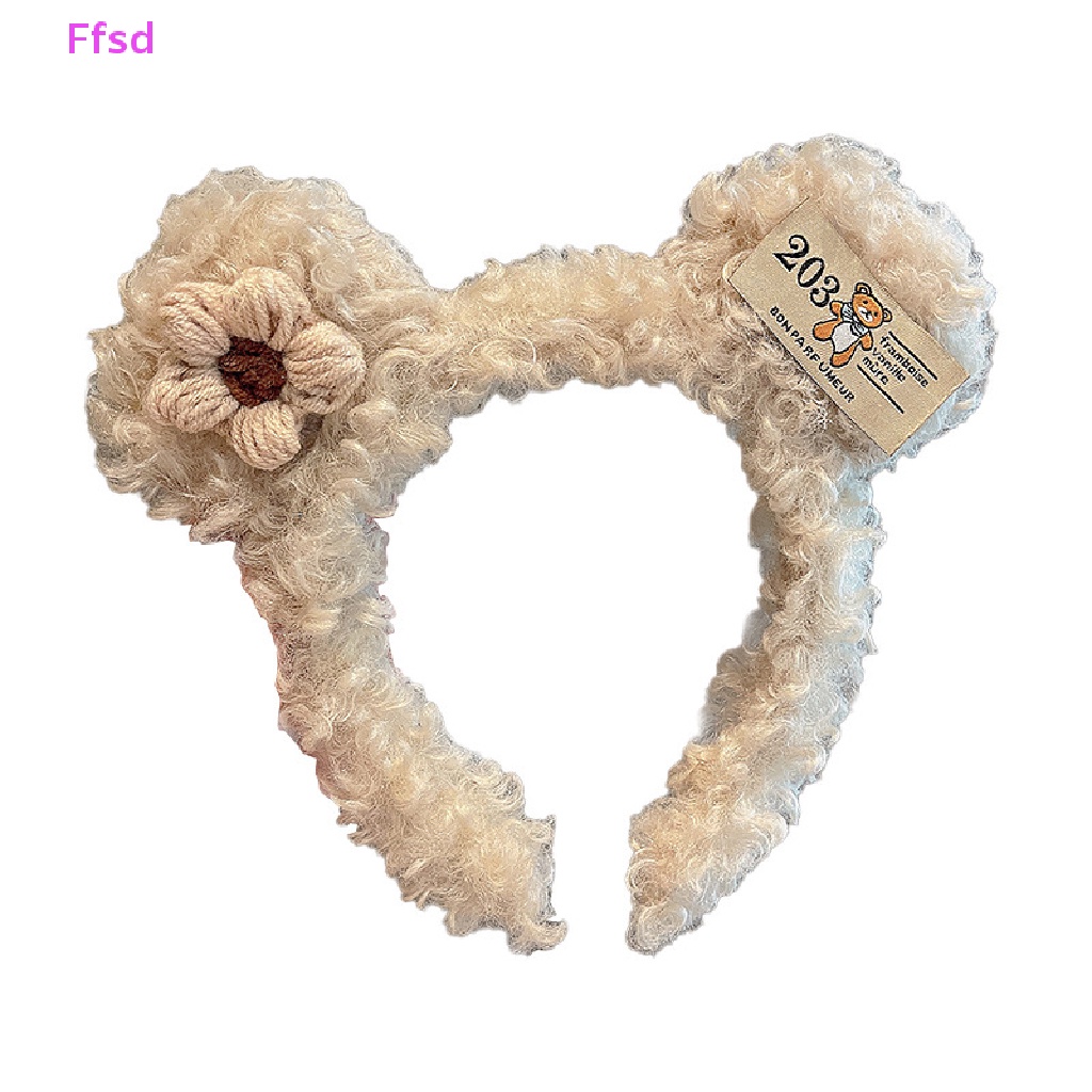 Băng Đô Cài Tóc Hình Gấu Bông Đáng Yêu Thời Trang Dành Cho Nữ