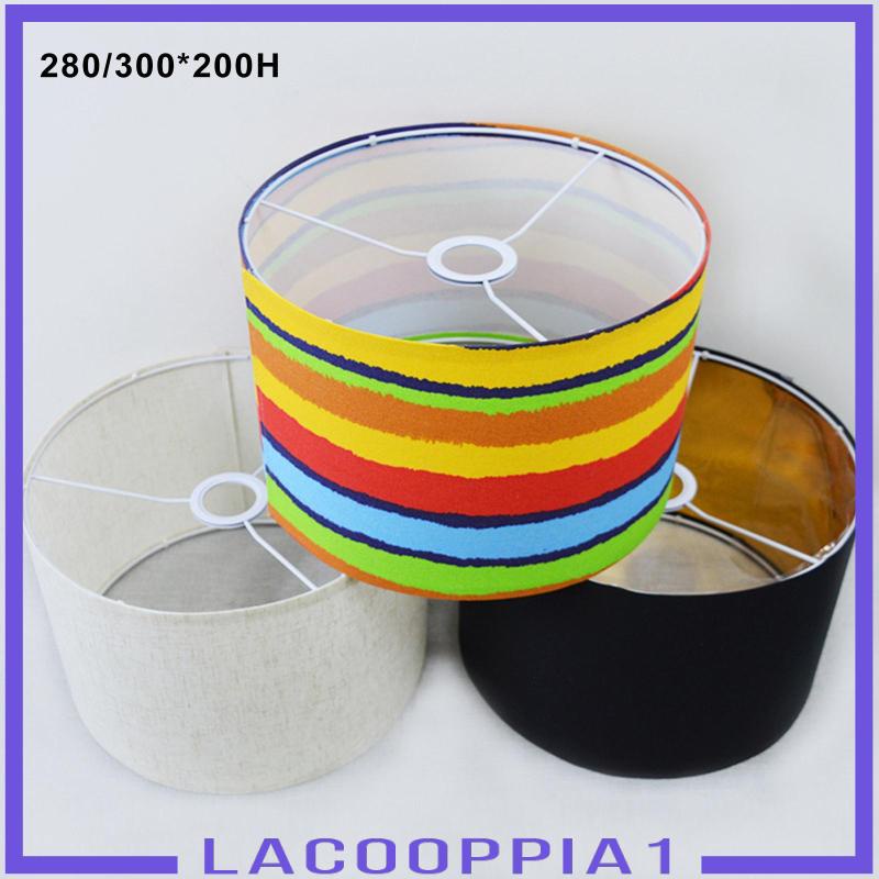 [Lacooppia1] Chụp Đèn Trống Kẹp Vải Đơn Giản Cho Phòng Ăn